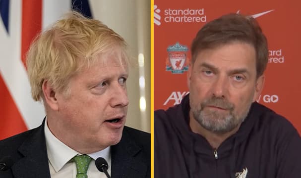 Boris Johnson slams Jurgen Klopp for defending Liverpool fans booing national anthem Boris Johnson slams Jurgen Klopp for defending Liverpool fans booing national anthem