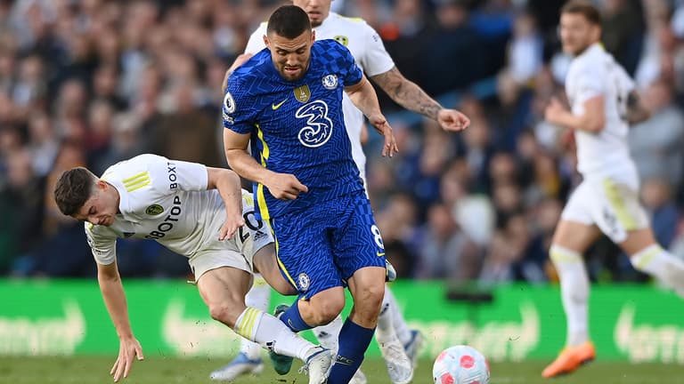 ‘Reckless’ Dan James sent off for horror tackle on Mateo Kovacic ‘Reckless’ Dan James sent off for horror tackle on Mateo Kovacic
