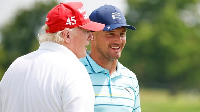 Bryson DeChambeau lets guard down entirely in LIV Golf interview with Tucker Carlson Bryson DeChambeau lets guard down entirely in LIV Golf interview with Tucker Carlson