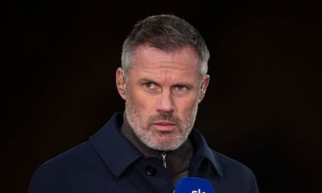Jamie Carragher couldn’t resist making another jibe at Virgil van Dijk Jamie Carragher couldn’t resist making another jibe at Virgil van Dijk