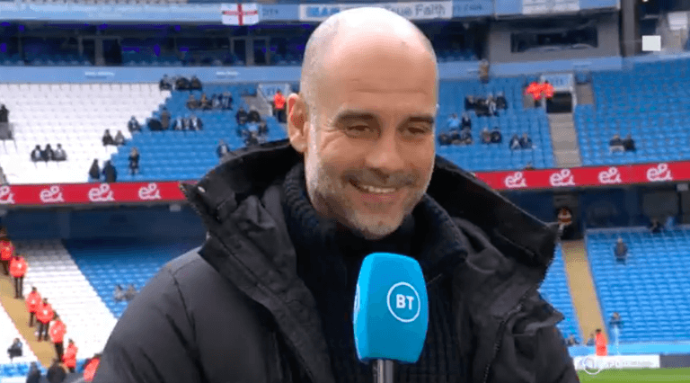 Pep Guardiola gives honest answer when asked if Man United are in title race Pep Guardiola gives honest answer when asked if Man United are in title race