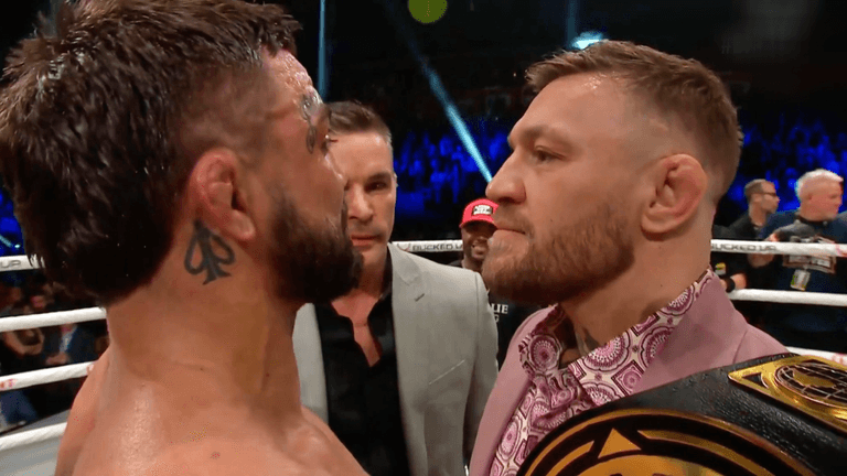 Wild scenes in Colorado as Conor McGregor jumps into ring for bare knuckle face-off Wild scenes in Colorado as Conor McGregor jumps into ring for bare knuckle face-off