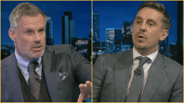 Jamie Carragher and Gary Neville can only agree on six players for Team of the Year Jamie Carragher and Gary Neville can only agree on six players for Team of the Year