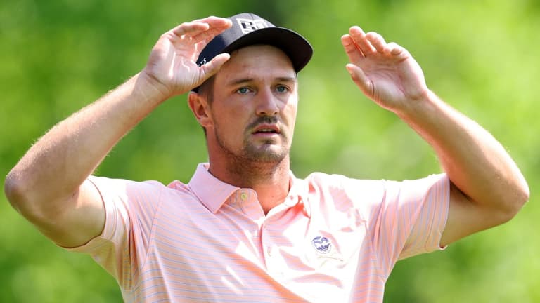 Bryson DeChambeau shot hits fellow pro at PGA, then roars into lead Bryson DeChambeau shot hits fellow pro at PGA, then roars into lead