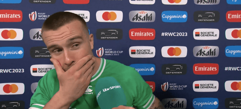 Mack Hansen makes post-match slip up in breathless, brilliant interview Mack Hansen makes post-match slip up in breathless, brilliant interview