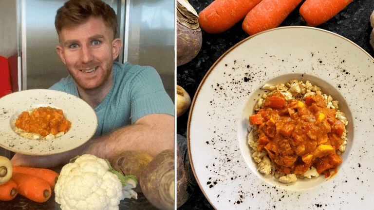 This tasty winter vegetable curry is the ideal post-training meal This tasty winter vegetable curry is the ideal post-training meal