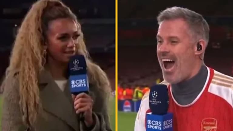 Jamie Carragher heavily criticised over Kate Abdo joke that ‘went too far’ Jamie Carragher heavily criticised over Kate Abdo joke that ‘went too far’