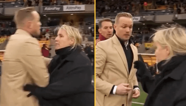 Emma Hayes says ‘male aggression shouldn’t be tolerated’ in women’s game after altercation with Arsenal manager Emma Hayes says ‘male aggression shouldn’t be tolerated’ in women’s game after altercation with Arsenal manager