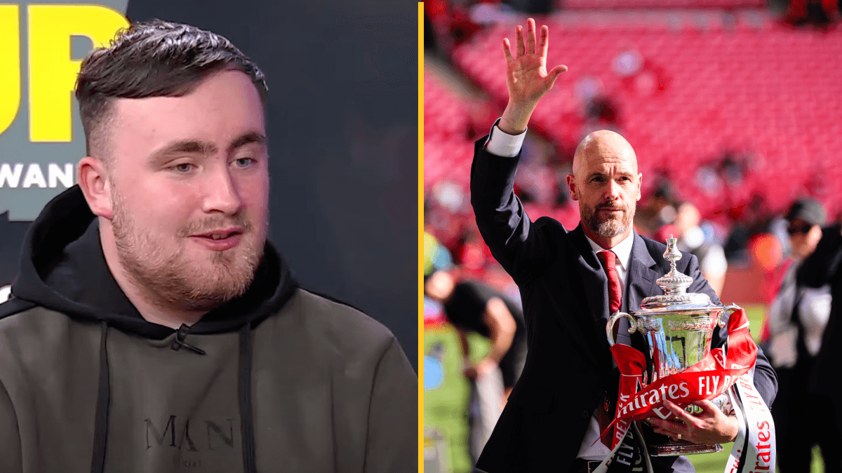 Luke Littler wants Erik Ten Hag to stay at Man United ‘no matter what’