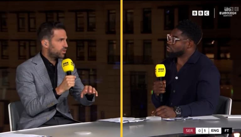 Cesc Fabregas perfectly shuts down Micah Richards’ excuse for England star Cesc Fabregas perfectly shuts down Micah Richards’ excuse for England star