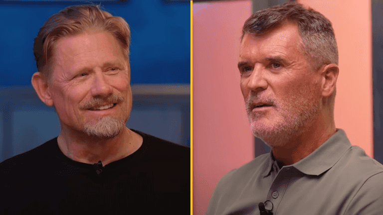 Keane and Schmeichel speak about their press conference after infamous hotel scrap Keane and Schmeichel speak about their press conference after infamous hotel scrap