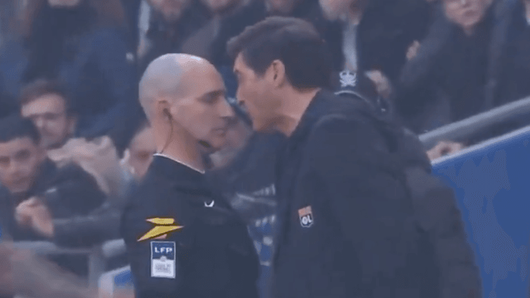 Top-flight manager receives nine-month ban after squaring up to referee Top-flight manager receives nine-month ban after squaring up to referee