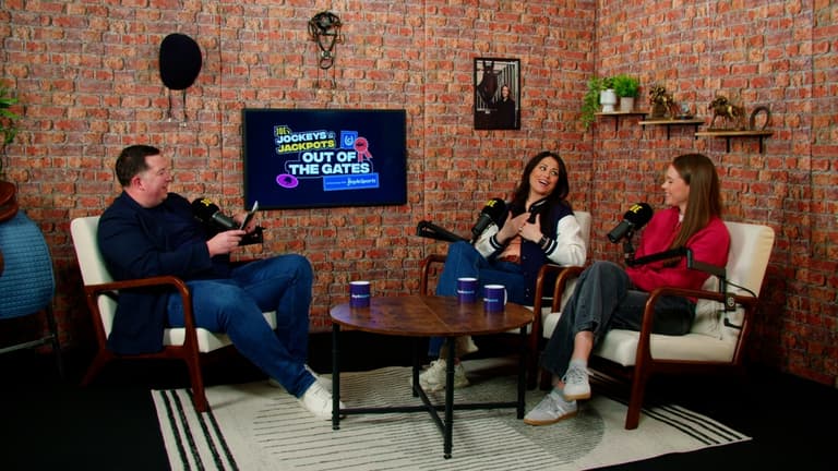 Sam Quek and Ella McNeill preview the Grand National in Jockeys & Jackpots episode six Sam Quek and Ella McNeill preview the Grand National in Jockeys & Jackpots episode six