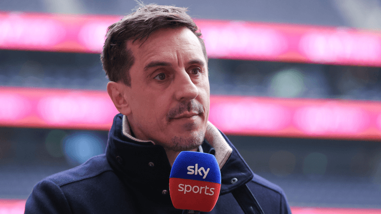 Gary Neville apologises for on-air commentary during Manchester derby Gary Neville apologises for on-air commentary during Manchester derby