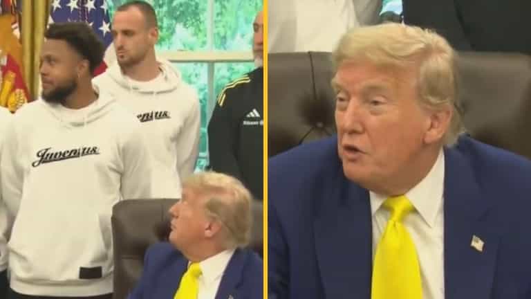 Trump asks Juventus players about transgender players at White House Trump asks Juventus players about transgender players at White House