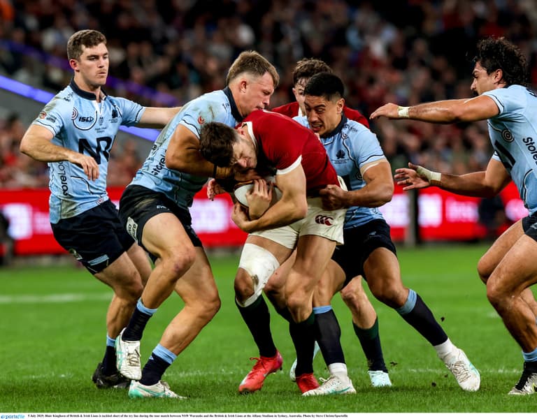 Andy Farrell gives positive update after huge Lions injury scare Andy Farrell gives positive update after huge Lions injury scare