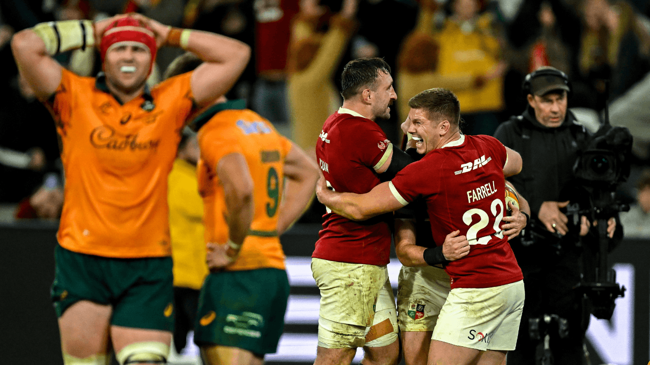 Aussie commentators left stunned after late Lions win