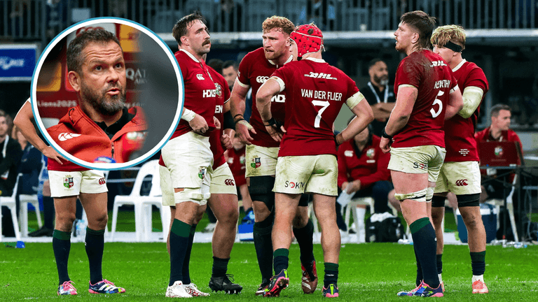 Lions fans shocked at Andy Farrell for harsh call on one of his favourites Lions fans shocked at Andy Farrell for harsh call on one of his favourites