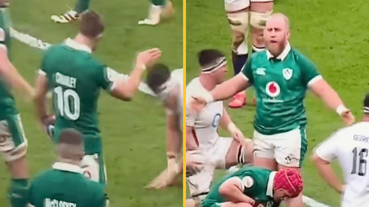 Hilarious Jack Crowley moment as he scolds Ireland & Munster teammate