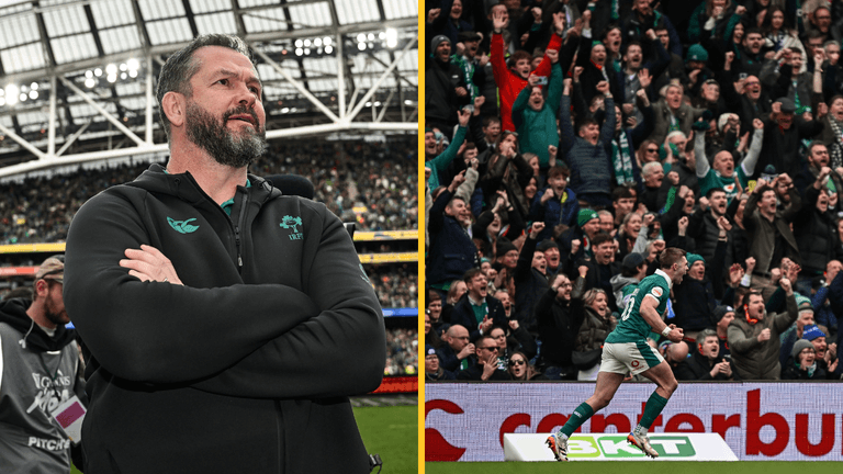 Andy Farrell takes responsibility after Scots game for major Aviva criticism Andy Farrell takes responsibility after Scots game for major Aviva criticism