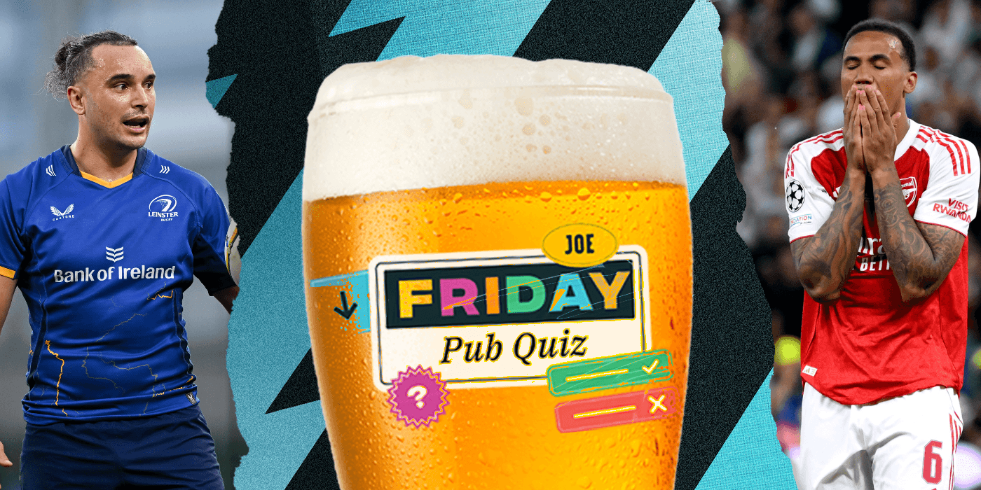 The SportsJOE Friday Pub Quiz: Week 144