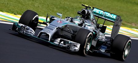 Nico Rosberg starts on pole position for the Brazilian Grand Prix