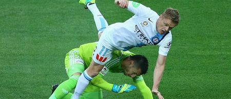 Damien Duff should surely have had a penalty for Melbourne today