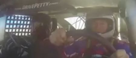 VIDEO: Georges St-Pierre is stressed out after trip around race track