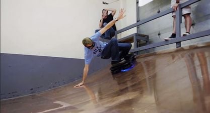 Video: Tony Hawk rides a hoverboard (no really!)