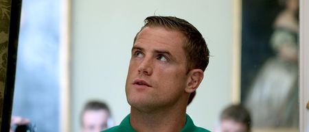 PIC: Based on this dressing room snap Jamie Heaslip won’t have a hair out of place today