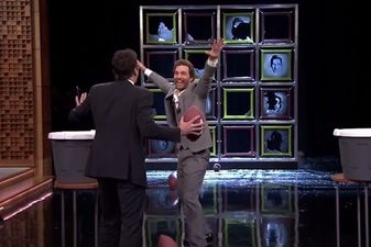 Jimmy Fallon hands out American Football lesson to Matthew McConaughey