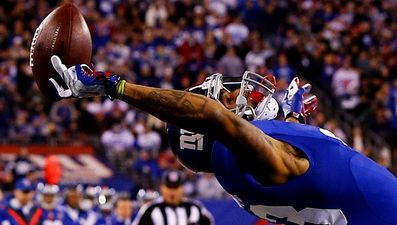 Odell Beckham shows off his arm in Dude Perfect video