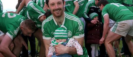 Proud Kilmallock hurler celebrates Munster championship with young daughter