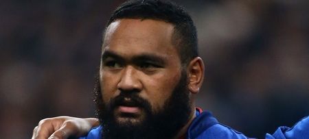 Giant prop Uini Atonio is so big he wears the largest jersey ever issued to a French player