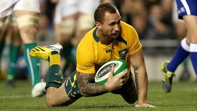 Quade Cooper shows how sound he is by visiting Owen Williams in Wales