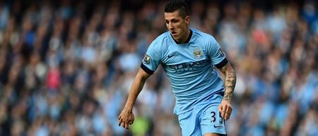 VINE: Kyle Bartley breathes on Stevan Jovetic who goes down like he’s been stabbed