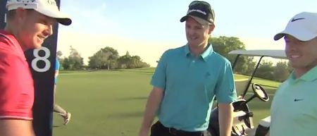 VIDEO: McIlroy, Rose and Stenson recreate their greatest moments on Earth