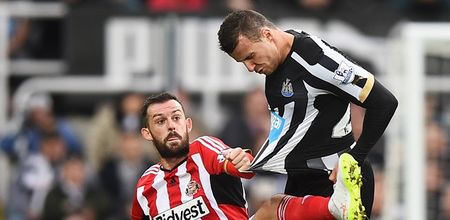 Vine: Geordie hero Steven Taylor in scary collision with post