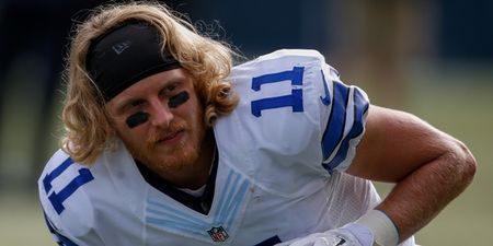 VINE: Cole Beasley gets tackled with a dangerous facemask pull