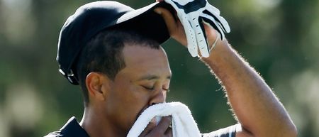 Tiger Woods had a pretty catastrophic comeback to golf today