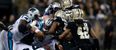 VINES: Newton superman celebration causes mass brawl between Panthers and Saints