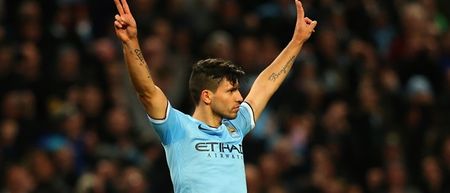 Sergio Aguero has been named the Football Supporters’ Federation Player of the Year