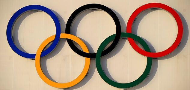 SOCHI, RUSSIA - FEBRUARY 21:  The Olympic Rings displayed during the Women's 4 x 6 km Relay during day 14 of the Sochi 2014 Winter Olympics at Laura Cross-country Ski & Biathlon Center on February 21, 2014 in Sochi, Russia.  (Photo by Richard Heathcote/Getty Images)