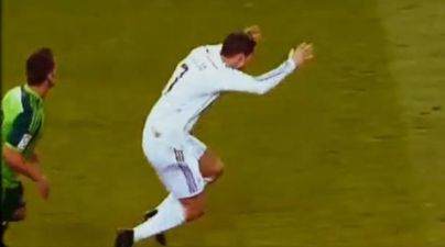 Video: Cristiano Ronaldo committed a laughable dive yesterday