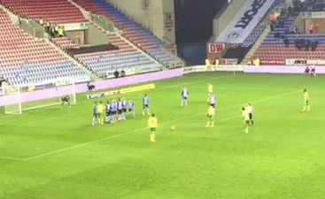 Vine: Fermanagh’s Kyle Lafferty takes worst free kick in the history of free kicks