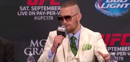 This might just be the weirdest Conor McGregor interview you’ll see this week