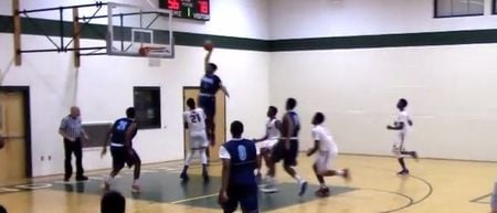 VIDEO: A prep school student brought us to our knees with this slam dunk