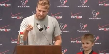 Houston quarterback Ryan Fitzpatrick’s kid is a maths genius