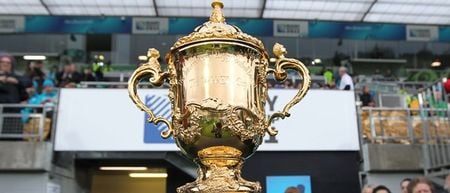 The Rugby World Cup trophy is going to be on tour around Ireland this summer