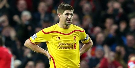 Video: Steven Gerrard scores a cracking left-foot goal in training for Liverpool